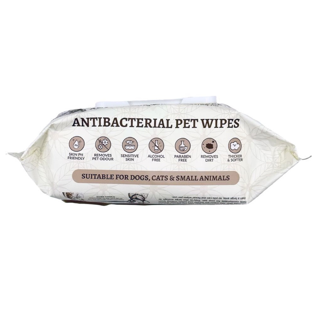 3 FOR $11.50: Care For The Good Antibacterial Pet Wipes For Cats & Dogs (Aloe Vera) 100pc