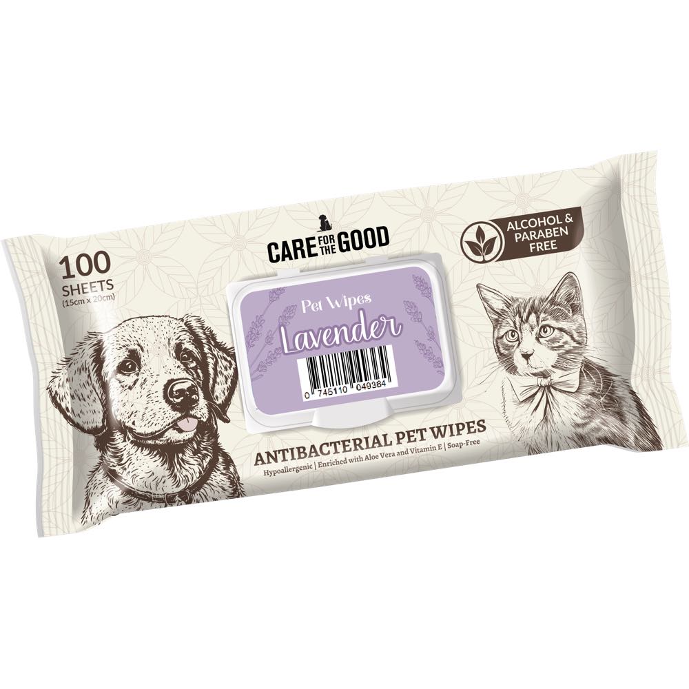 30% OFF: Care For The Good Antibacterial Pet Wipes For Cats & Dogs 100pc