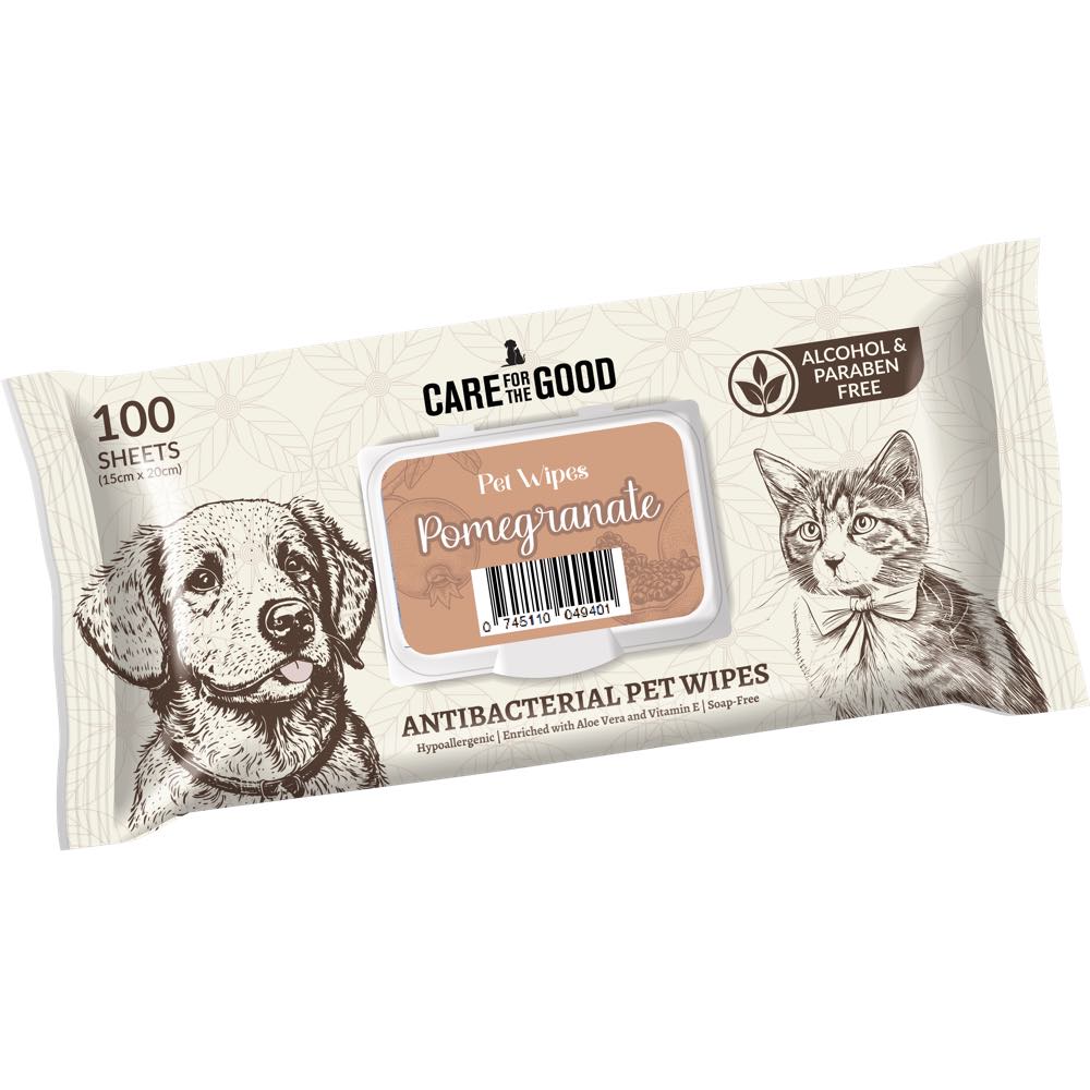 30% OFF: Care For The Good Antibacterial Pet Wipes For Cats & Dogs 100pc