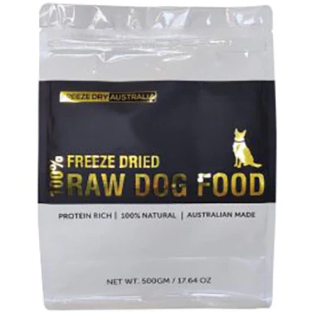 "Freeze Dry Australia Lamb, Kangaroo, Beef & Salmon Grain-Free Freeze-Dried Raw Dog Food 500g"